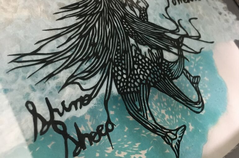 アマビエ切り絵